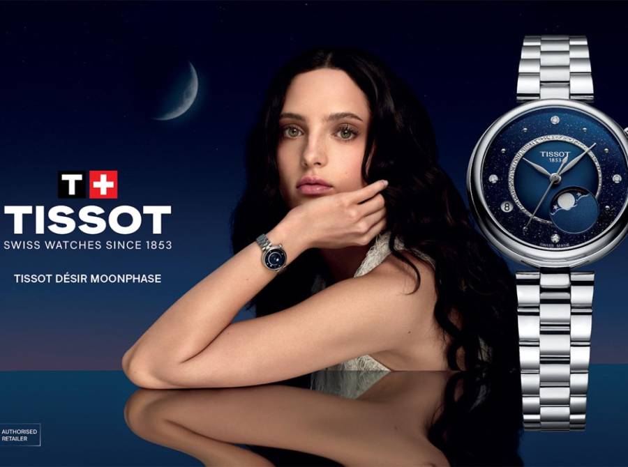 Tissot Désir Moonphase: la luna al polso, tra luce e riflesso